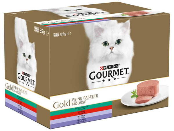 Purina cibo umido Gourmet Gold paté fine, 24x85g