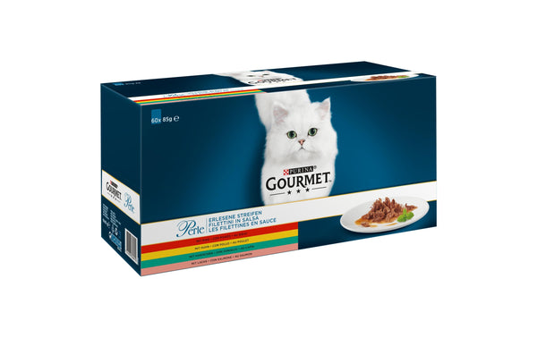 Purina Cibo umido Gourmet Pearl strisce scelte