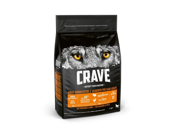 Cibo secco Crave tacchino e pollo, 2,8 kg