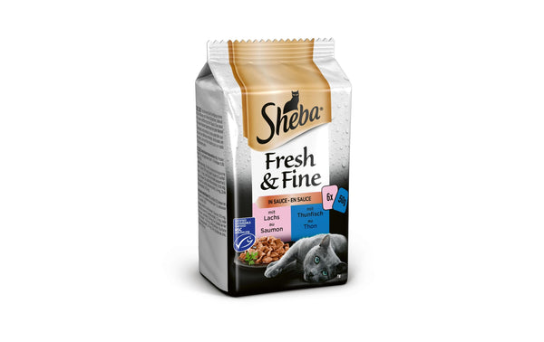 Sheba Cibo umido Fresh & Fine in salsa