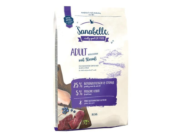 Sanabelle cibo secco Adult struzzo