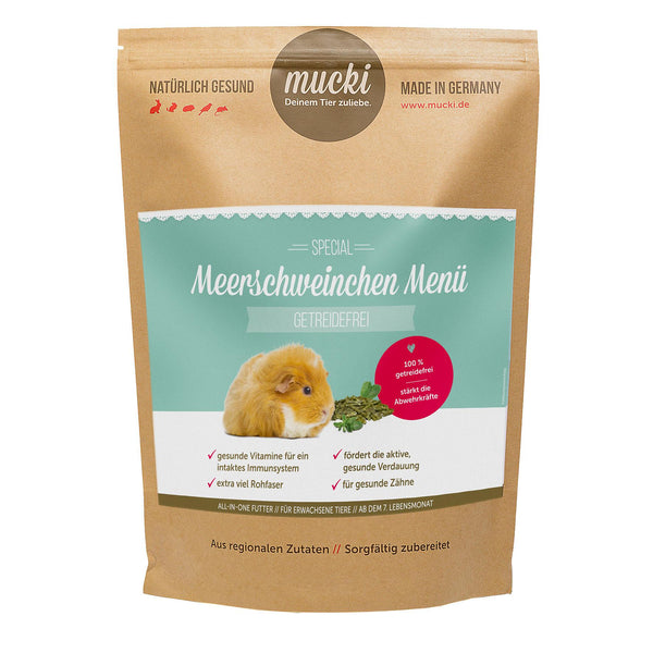 Mucki Meerschweinchen Menü