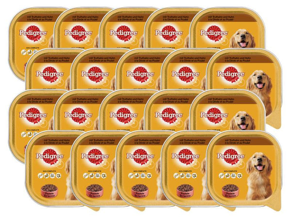 Pedigree cibo umido Adult con tacchino e pollo, 20x300g