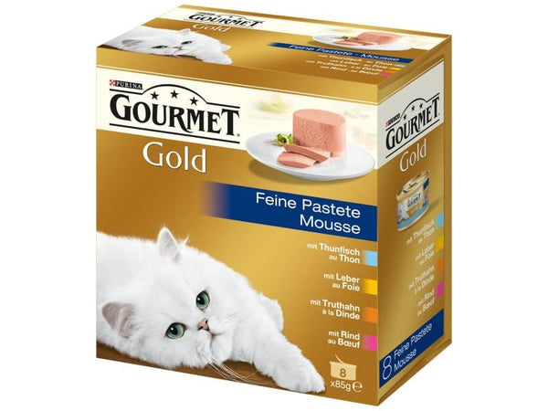 Purina cibo umido Gourmet Gold mousse, 8x85g