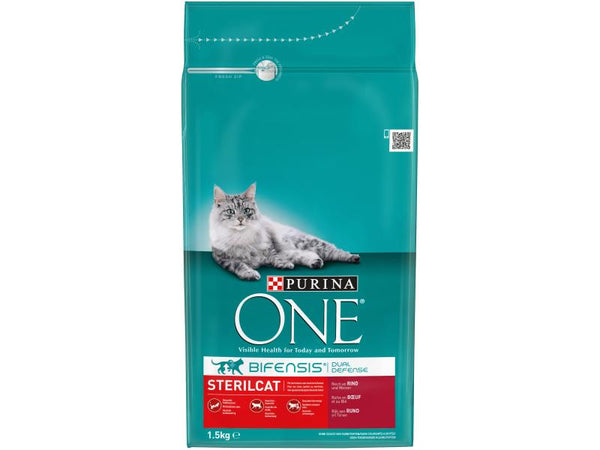 Purina ONE cibo secco Sterilcat manzo e grano