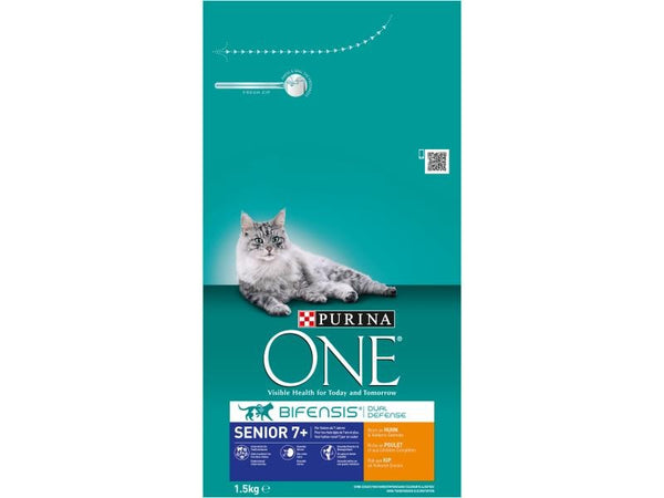 Purina ONE cibo secco Senior pollo e cereali integrali