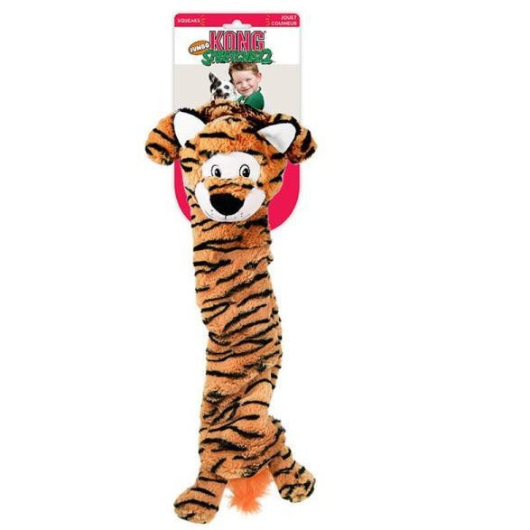 Giocattolo per cani Kong Stretchezz Jumbo Tiger