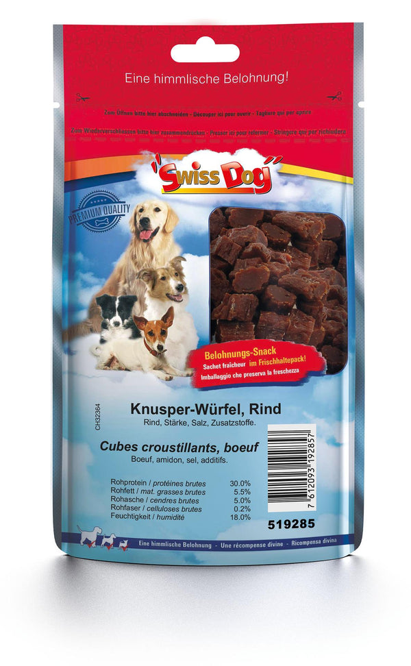 SwissDog Knusper-Würfel, Rind