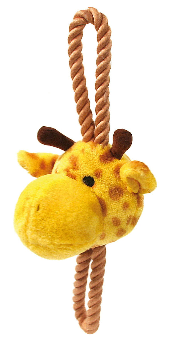 Dog Toy Giraffe sulla corda