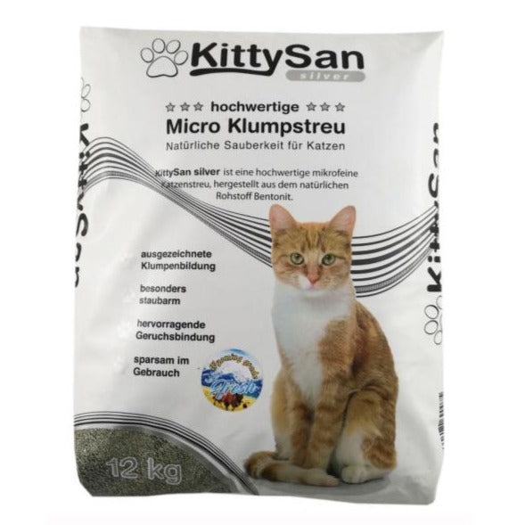 Lettiera per gatti KittySan Wyoming silver 10 l