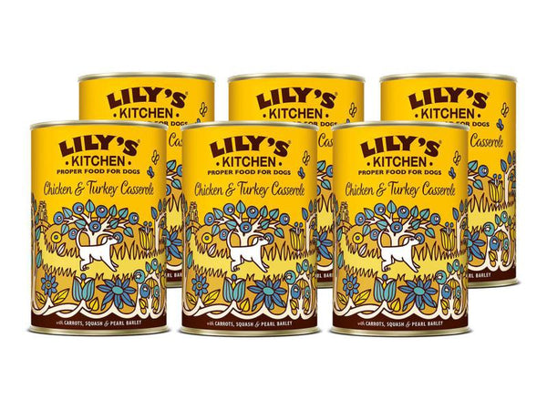 Lily's Kitchen cibo umido pollo e tacchino, 6x400g