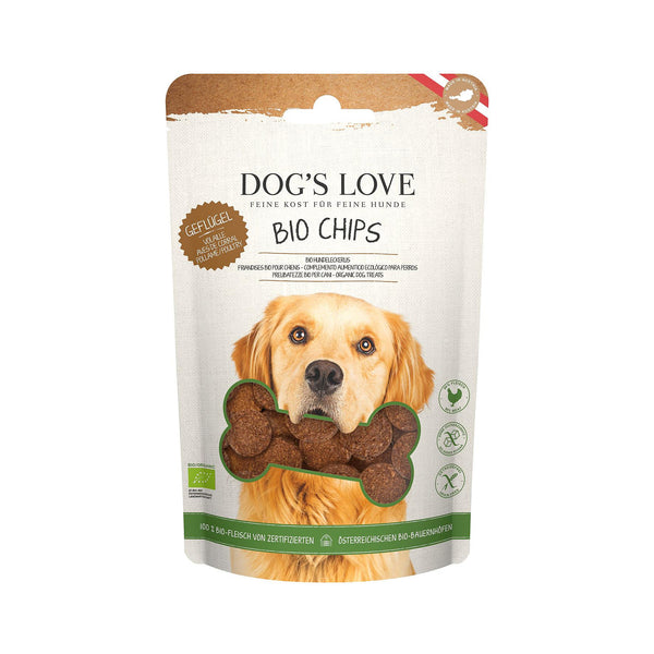 Dog's Love CHIPS BIO Geflügel