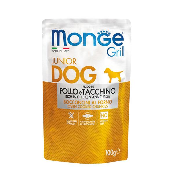 Monge Grill Dog Junior Chicken & Turk