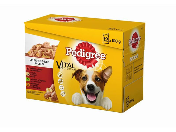 Pedigree cibo umido Adult Favourites in gelatina, 12x100g