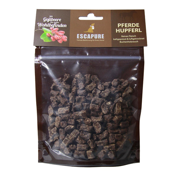 Cavalli sfuggenti hupferl con berry di goji