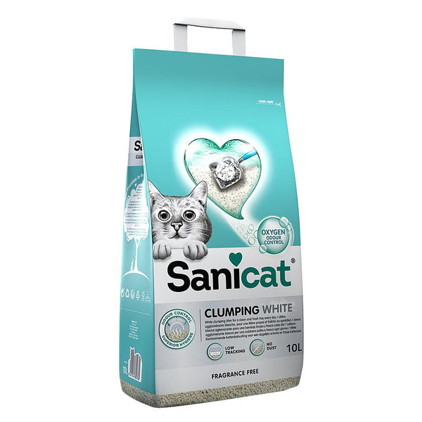 Sanicat Cat Litter Abbattimento bianco