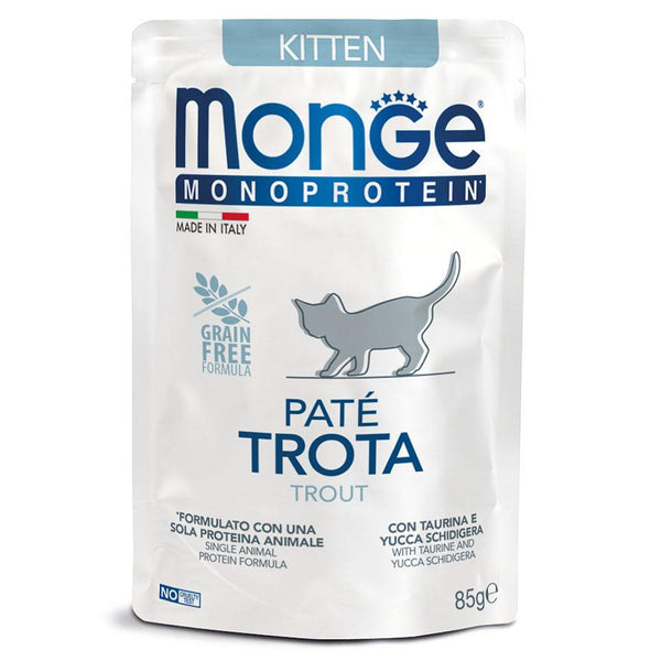 Monge Monoptein Kitten Paté Trout