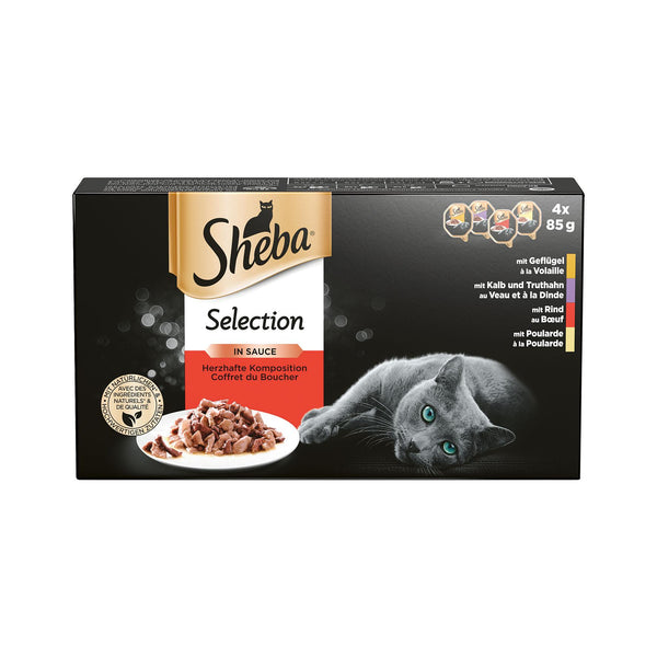 Selezione di sheba in salsa