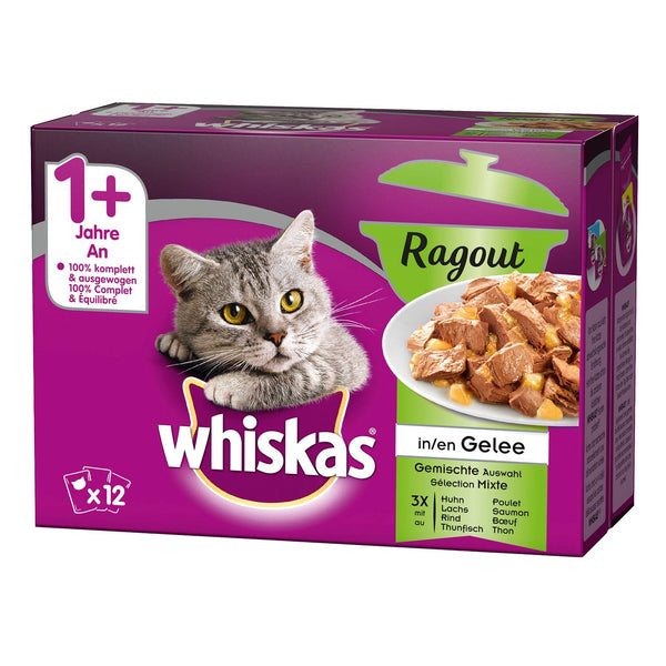 WHISKAS 1+ RAGOUT Selezione mista