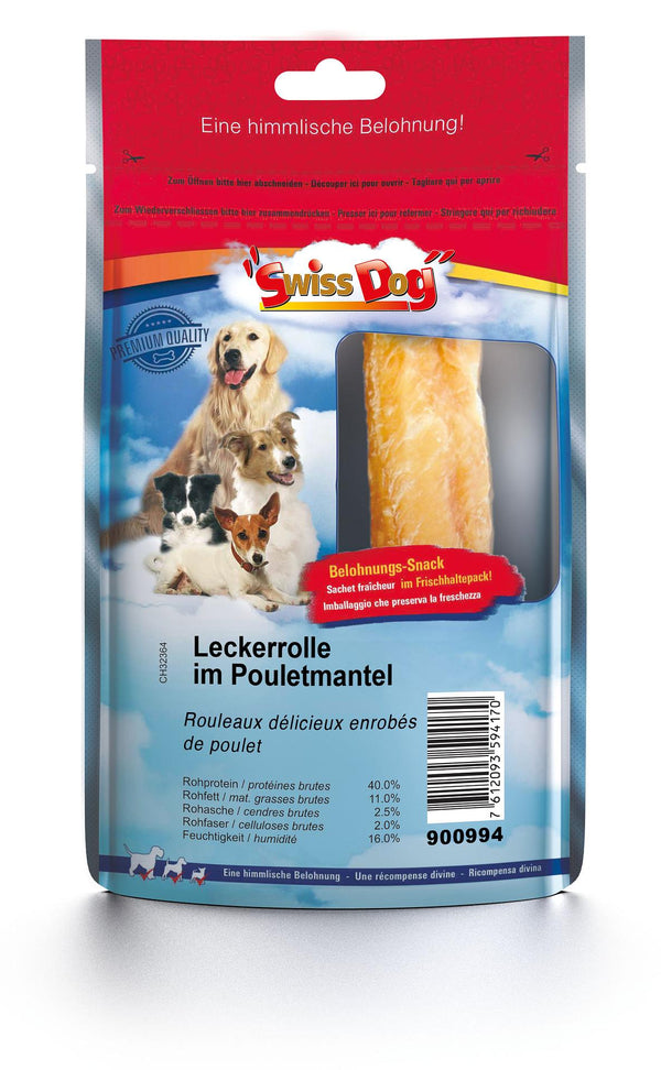 SwissDog Lecker-Rollen im Pouletmantel