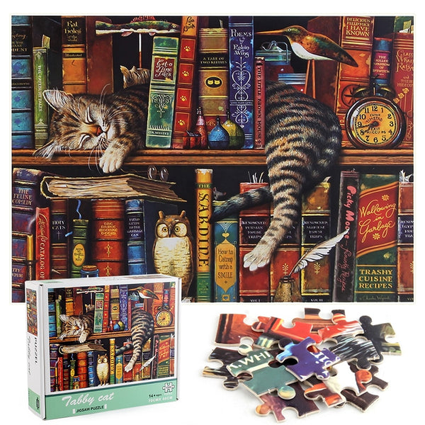 Puzzle GATTO PIGRO da 1000 pezzi